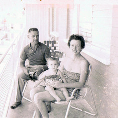 with Charlie and Terry, (Miami?) - 1957