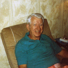 Bill in his favorite chair, 1980?