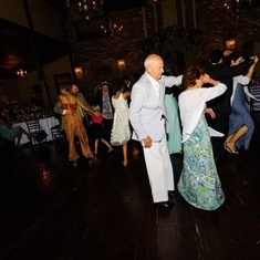 Dancing at wedding in Memphis, Tenn.
