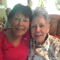 With her sister Isolina In Covington, LA
