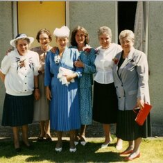 Mum (on the far left)