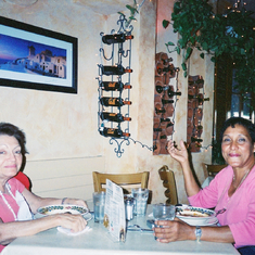 Margaret and Cathy at Shish Kebab