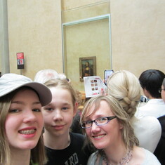 Paris with son and daughter - 2012
