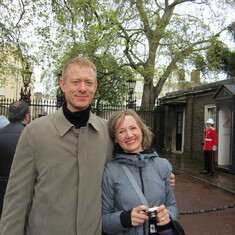 London with husband - 2012