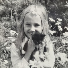 Margaret as a child