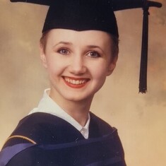 Margaret Graduating from UBC with a degree in Political Science - 1989