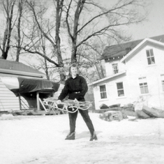 Winter 1948. House in Schroon Lake