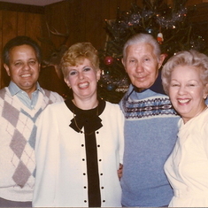 Ed, Marge, Ed sr. & Eleanore at Christmas