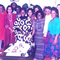 Mrs. Tandap with UNWA Association Addis Ababa