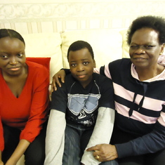 Mum and her daughter with one of the grandchildren