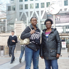 Dr (MRS) OMOTOWA with her daughter