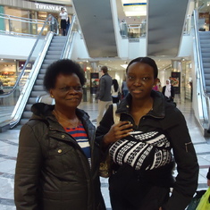 Dr (MRS) OMOTOWA with her daughter