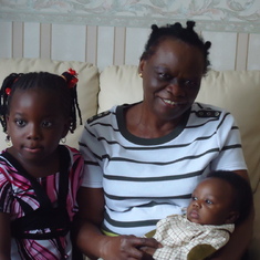 Mum with two of her grandchildren