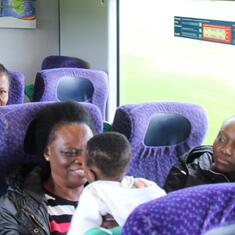 Dr (MRS) OMOTOWA on a Scottish  road trip with daughter,  daughter-in-law and grandchild