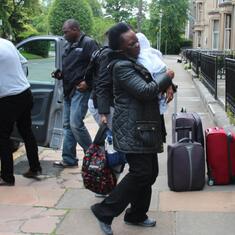 Dr (MRS) OMOTOWA on a road trip in Scotland