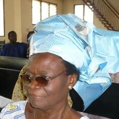 Dr (MRS) OMOTOWA at a ceremony