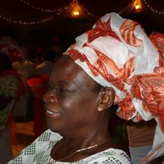 Dr (MRS) OMOTOWA at a ceremony