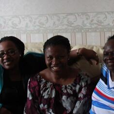 Dr (MRS) OMOTOWA with her daughters-in-law