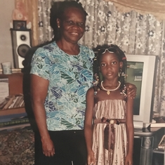 Grandma and her grand daughter