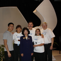 Margaret and the campaign team at International Convention 2004