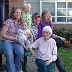 With Grandson Brian's Family 2011
