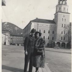Mom and Dad  Salzburg, Austria 1954