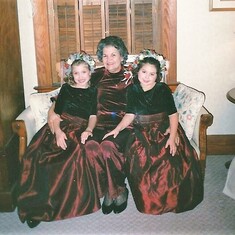 Memaw and the girls 2001