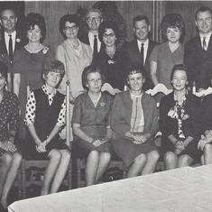 Phone Company Dinner - I know mom is on the left - no idea of year or other people