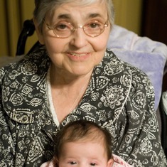 Mom & KIanna, first great-grandchild, Dec 2006
