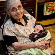Mom with oldest great grandson