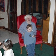 Grandma with Elijah (Wendy's boy)