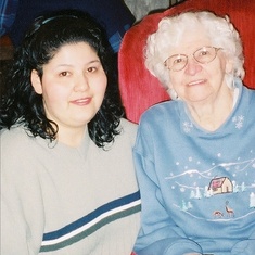 Michelle with Grandma