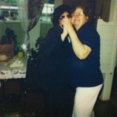 Grandma and Nelda dancing