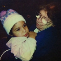 Grandma with Vanessa