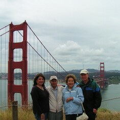 Golden Gate Bridge with Gloria & Michel