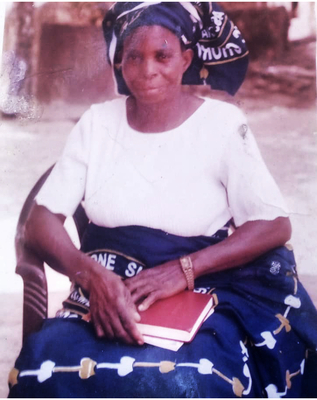 Deaconess . Mrs. Maria Obaji Onu