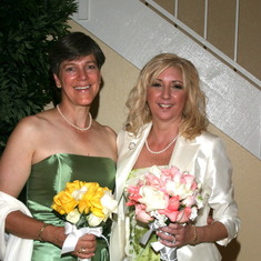 Beth and Pia, Maid of Honor and the Bride