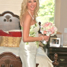 Pia in her Wedding Dress