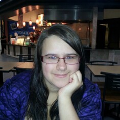 Hanging out with Mariah at the Lakeland mall.