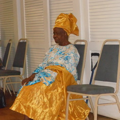 Maami at Muyiwa and Lora's traditional engagement June 2012