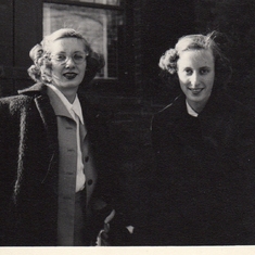 Helen & Marianne, about 1950, Golden Acres