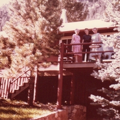 Green Mountain Falls Cabin, Colorado, Aunt Edith, Marianne & Aunt Anna