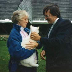 Blessing of pets - Marianne and Casey