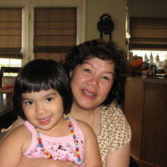Guinevere and Grandmom - June 13, 2009