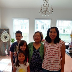 With the grandkids - May 29, 2017