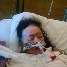 Marie Cavanugh, mom Blockage in heart, wouldnt pump on its own and couldnt breathe on her own :(