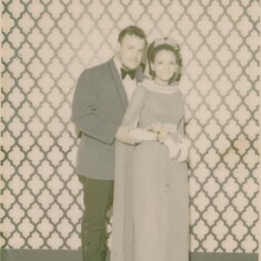 Marie's Senior Prom date was none other than Terry! Her mother, Jeanette, made her dress.