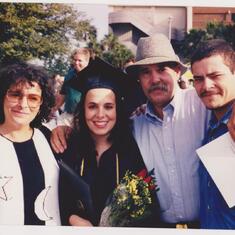 Marie, Melissa, Terry, and  James in 1997.