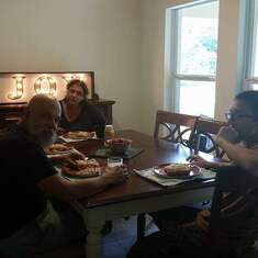 Family meal, Fall 2015.