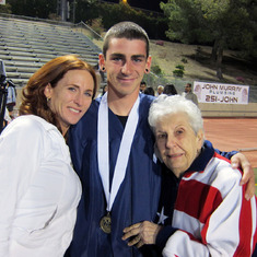 Daughter-in-law Teresa, grandson AJ and Marie DeMayo